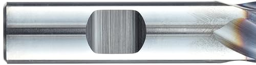 Miniatura 4 de Niagara Cutter N37580 - Fresa de acero de alta velocidad, uso general, revestimiento TiAlN, 4 flautas, extremo cuadrado, longitud de corte de 1