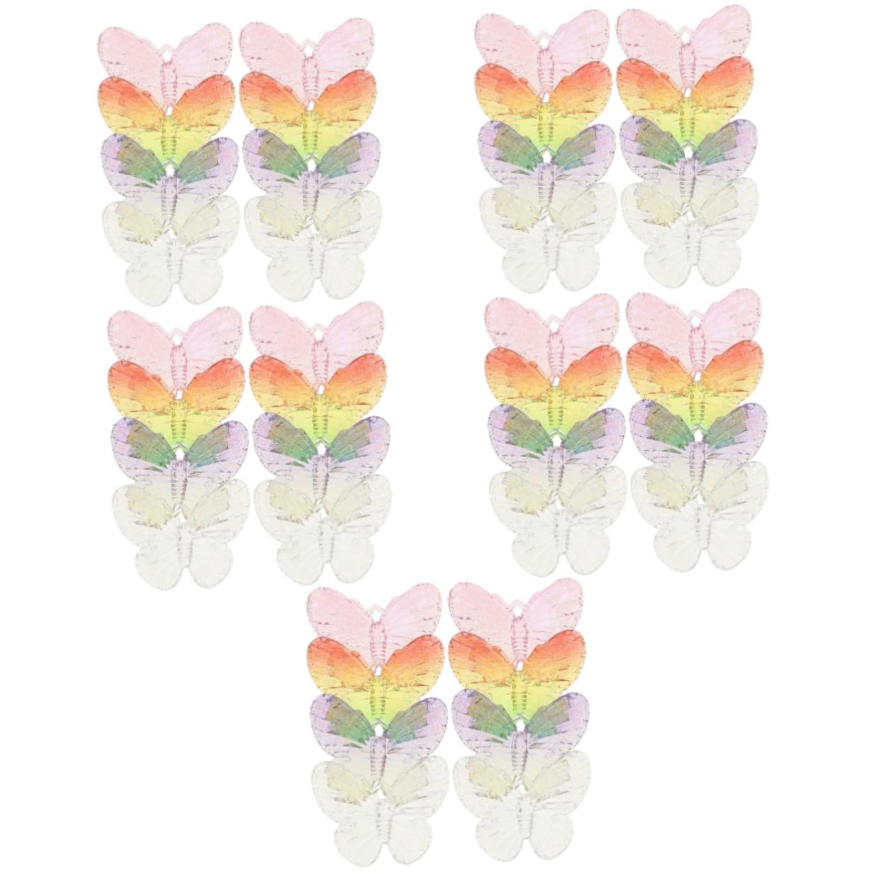 TEHAUX 150 Piezas Colgantes Decorativos Mariposas Colgantes De Joyería Colgante Exquisito Cuentas De Encanto Del Bolso Colgante De Exquisito Único De