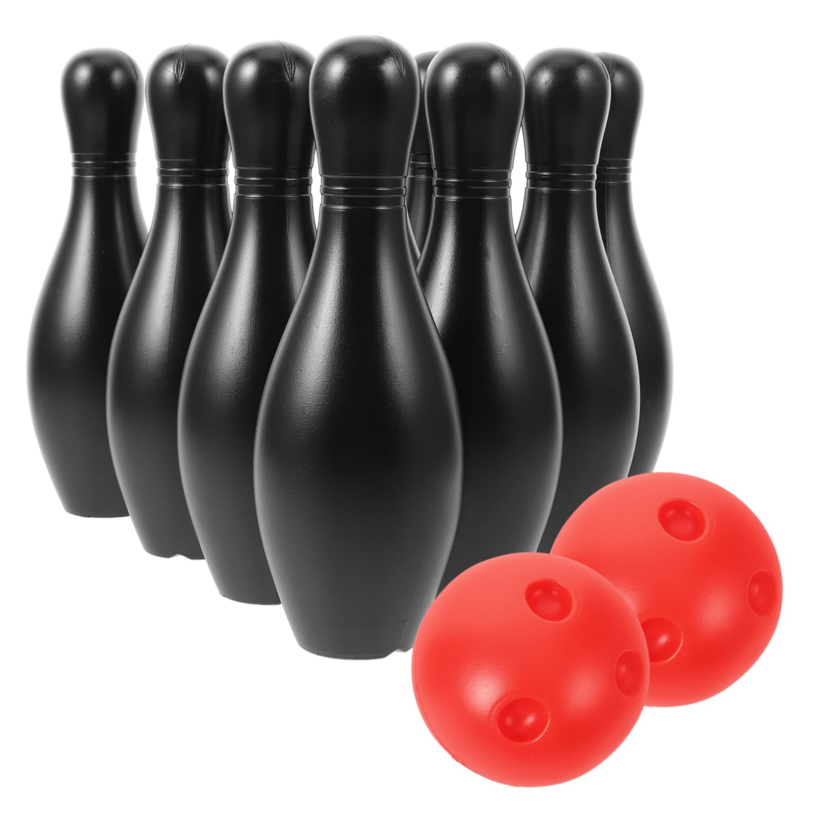 VOSAREA 1 Set Bowling for Interactive Indoor Bowling Pins Balls Portable Plaything for Family Fun for Parties and Playdates