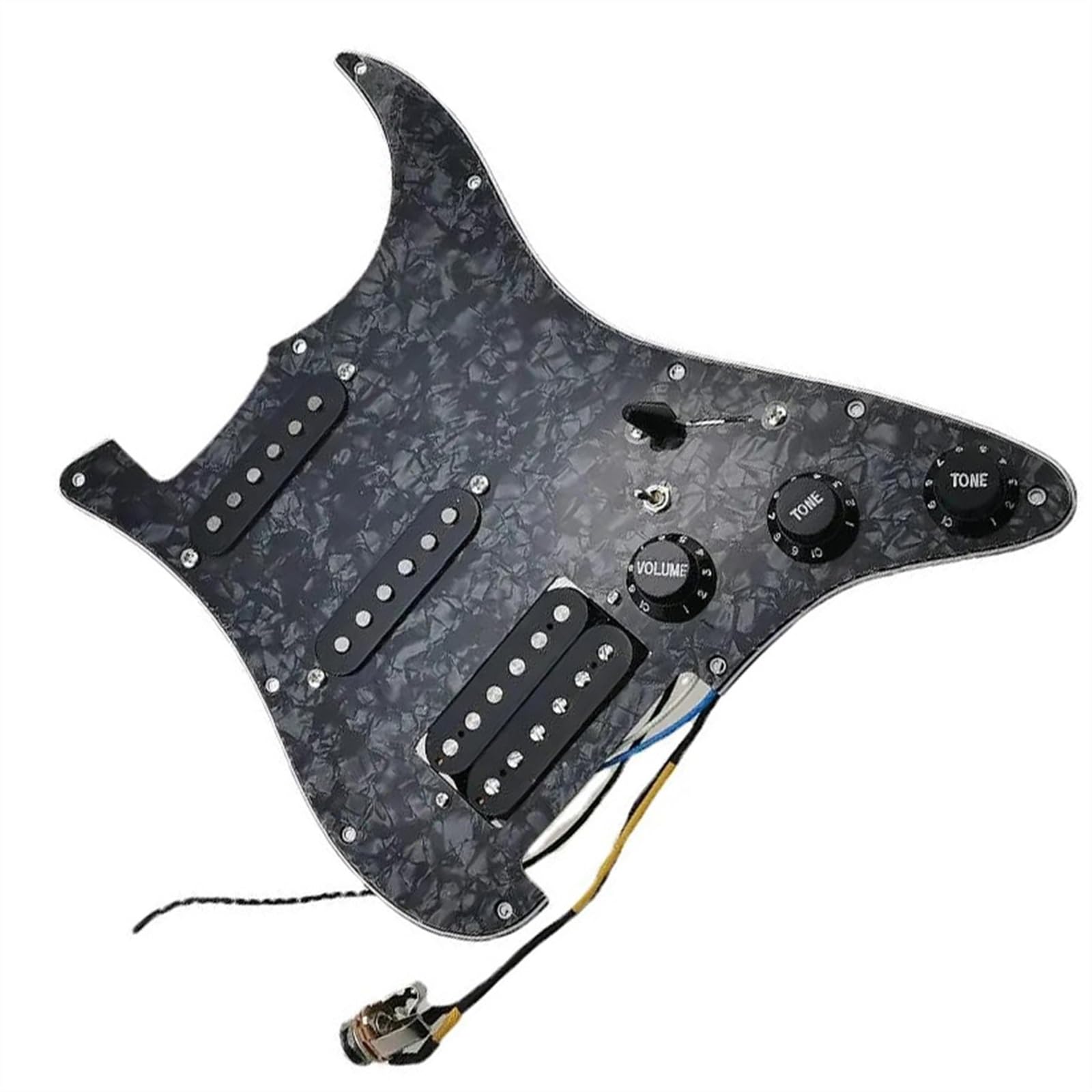 Pickup Del Battipenna Pickup durevoli per battipenna per chitarra elettrica a 7 vie tipo SSH Style completamente caricato