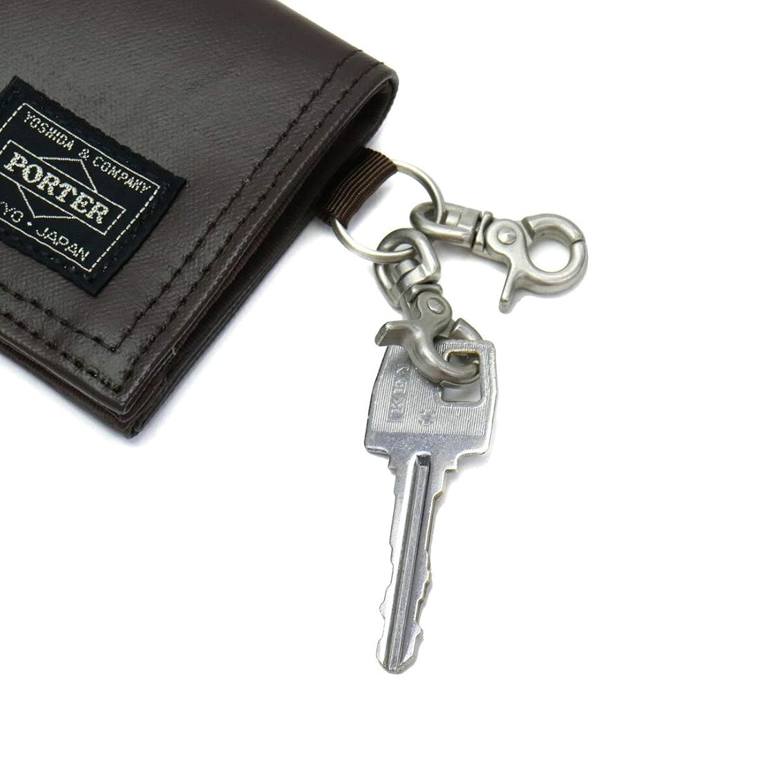 PORTER ポーター LEATHER COIN CASE Buy PORTER official Coin Case key ring YOSHIDA BAG Made in