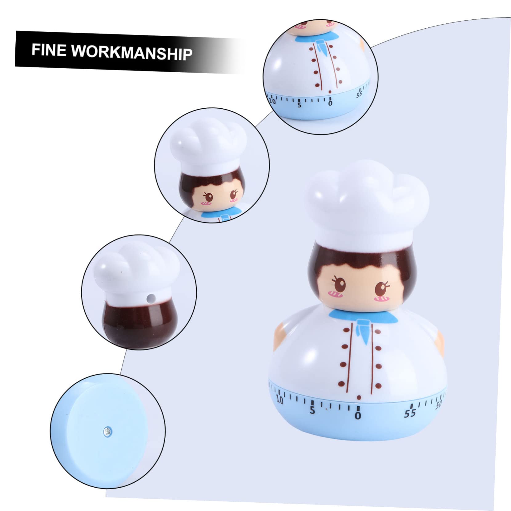 2 Mechanische Küchentimer In Eis-Form – 60 Min. Countdown, Batterielos, Bunt, Für Backen & Zeitmanagement