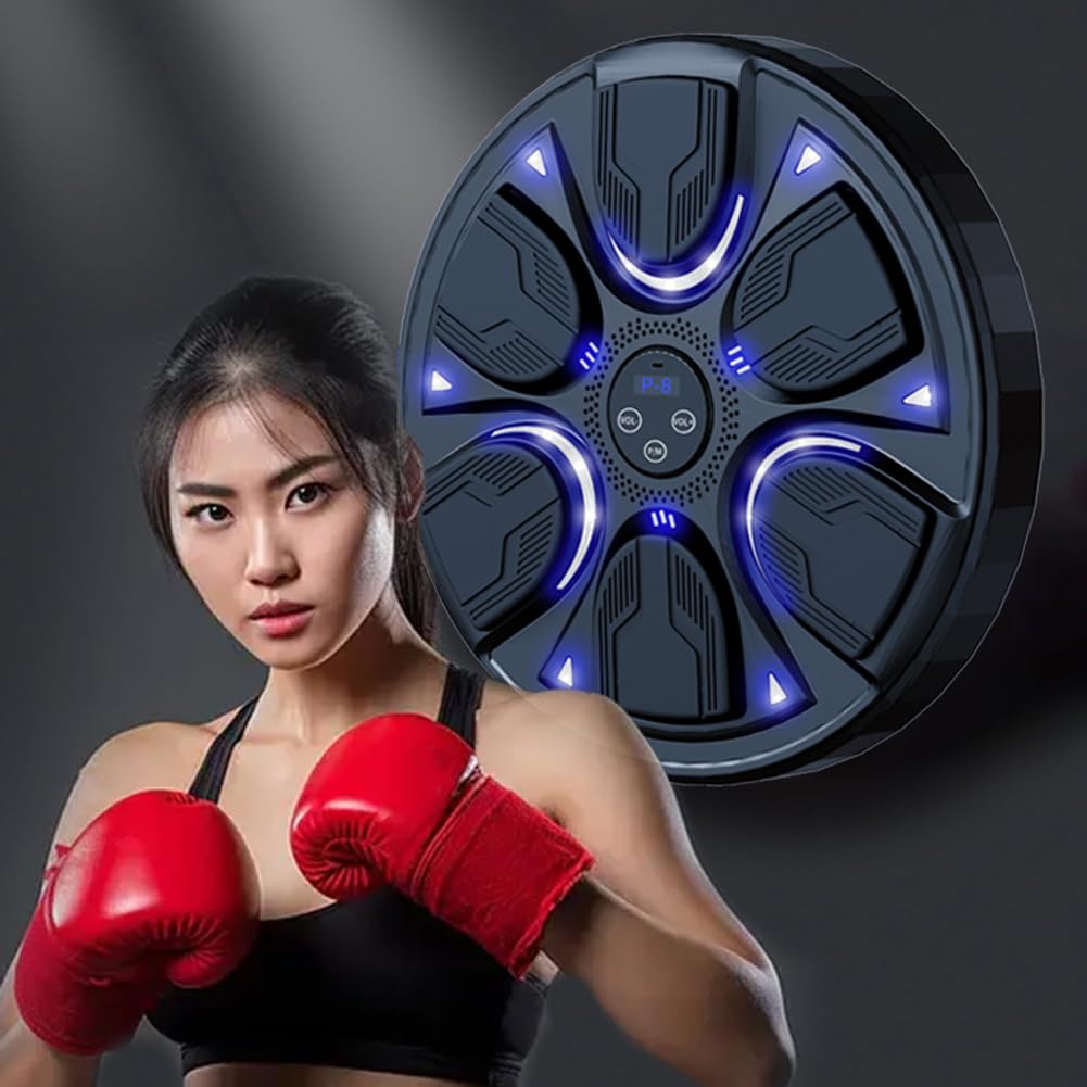 Music Boxing Machine, Musica elettronica Boxing Machine, Musica elettronica da parete Attrezzatura per l'allenamento, Divertimento elettronico intelligente Bluetooth montato a parete Boxing Tr