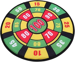 BESPORTBLE 1 Conjunto De Placa De Dardo Para Crianças Placa De Dardo Profissional Placa De Alvo De Dardo Pendurada Conjunto De Jogos Para Crianças Terno Externo Brinquedos Para Crianças