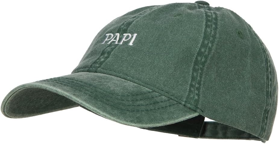 Papi Embroidered Washed Cap