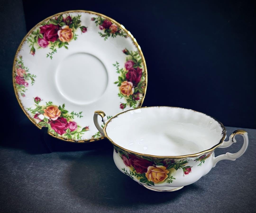 Amazon | ロイヤルアルバート オールドカントリーローズ スープカップ