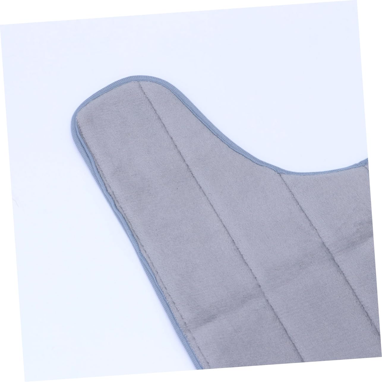 BRIGHTFUFU Cotton Warmer Memory Foam Mat Round Toilet Seat Cover Pad Elastic Easy to Clean Random Color