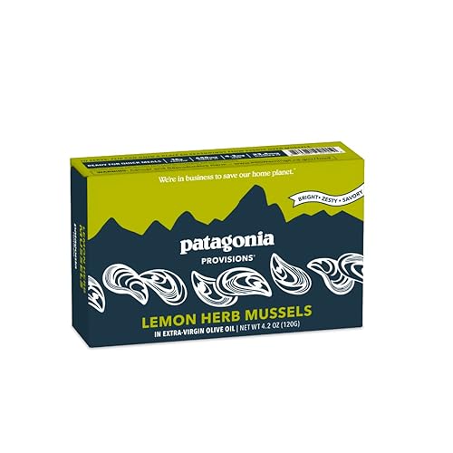 Patagonia Provisions Mejillones de hierba de limón 42 onzas