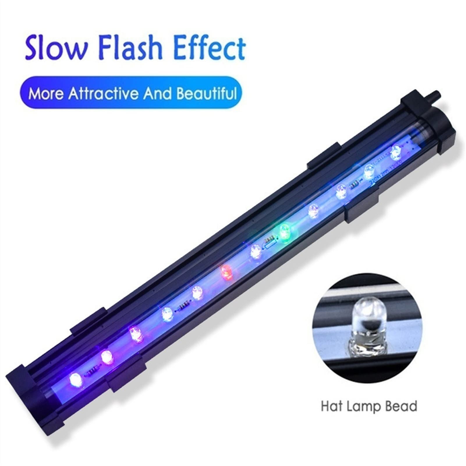 Subacquee Luci 15-6. 0cm. Flash Light Light Aquarium GUIDATO Lampada sommergibile leggera del serbatoio di pesce Highlight Multicolor Highlight impermeabile illuminazione subacquea Luci per laghetto (