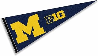 Michigan Team University Wolverines Big 10 Pennant Flag