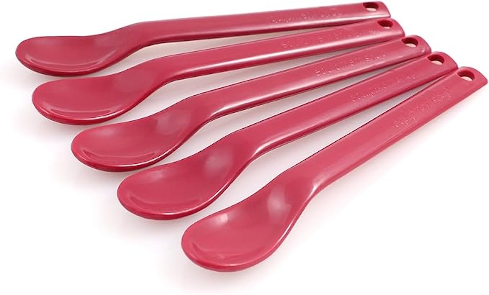 Small Maroon Spoon Feeding Therapy Spoons, 5-Pack