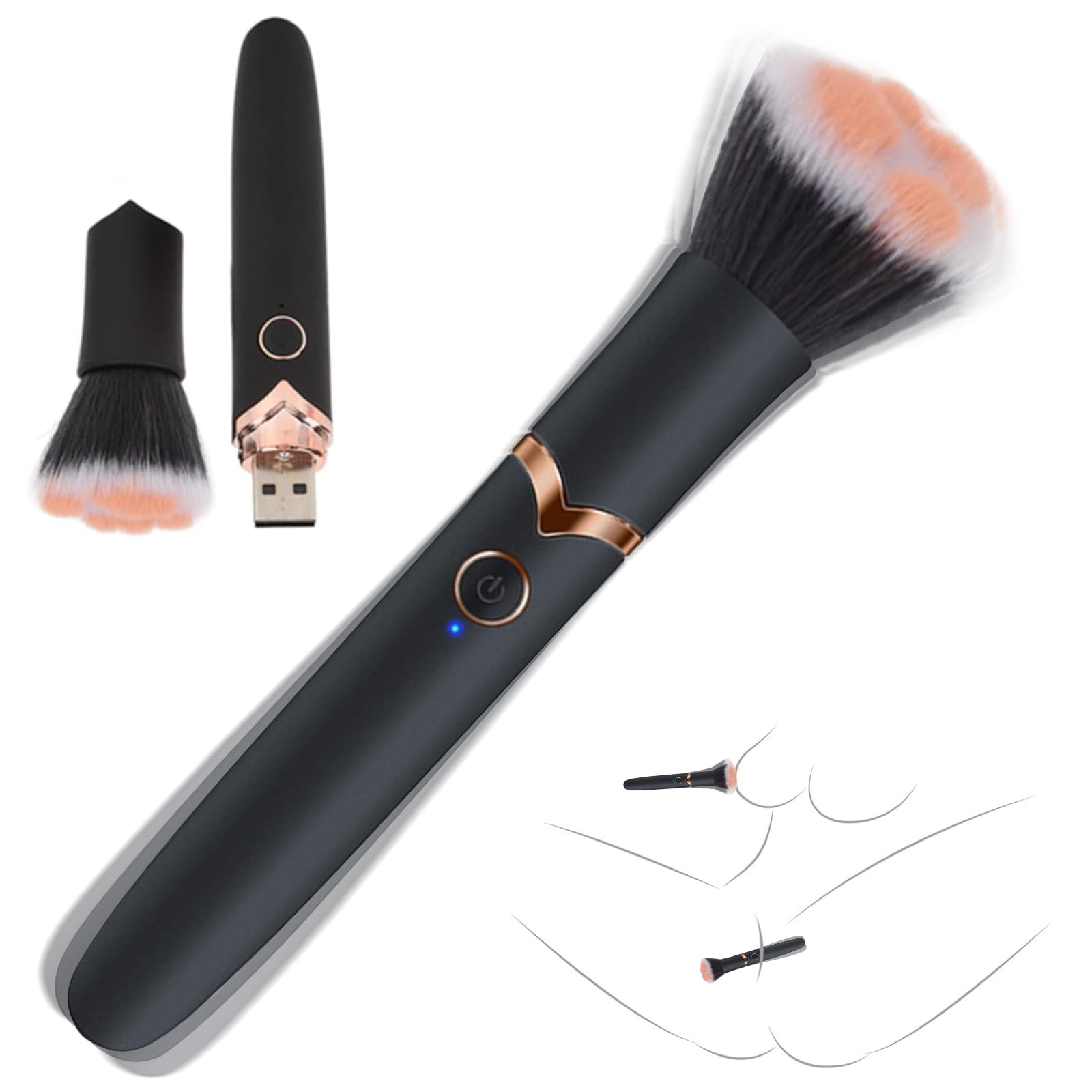 Amazon.com: Mini vibrator Makeup Brush Detachable Bullet Vibrator Adult Toys  Nipple G Spot Clit Vibrater, Mini Nipple Discreet Vibrators Sexual Pleasure  Tools for Women Couples Sex Toys : Health & Household