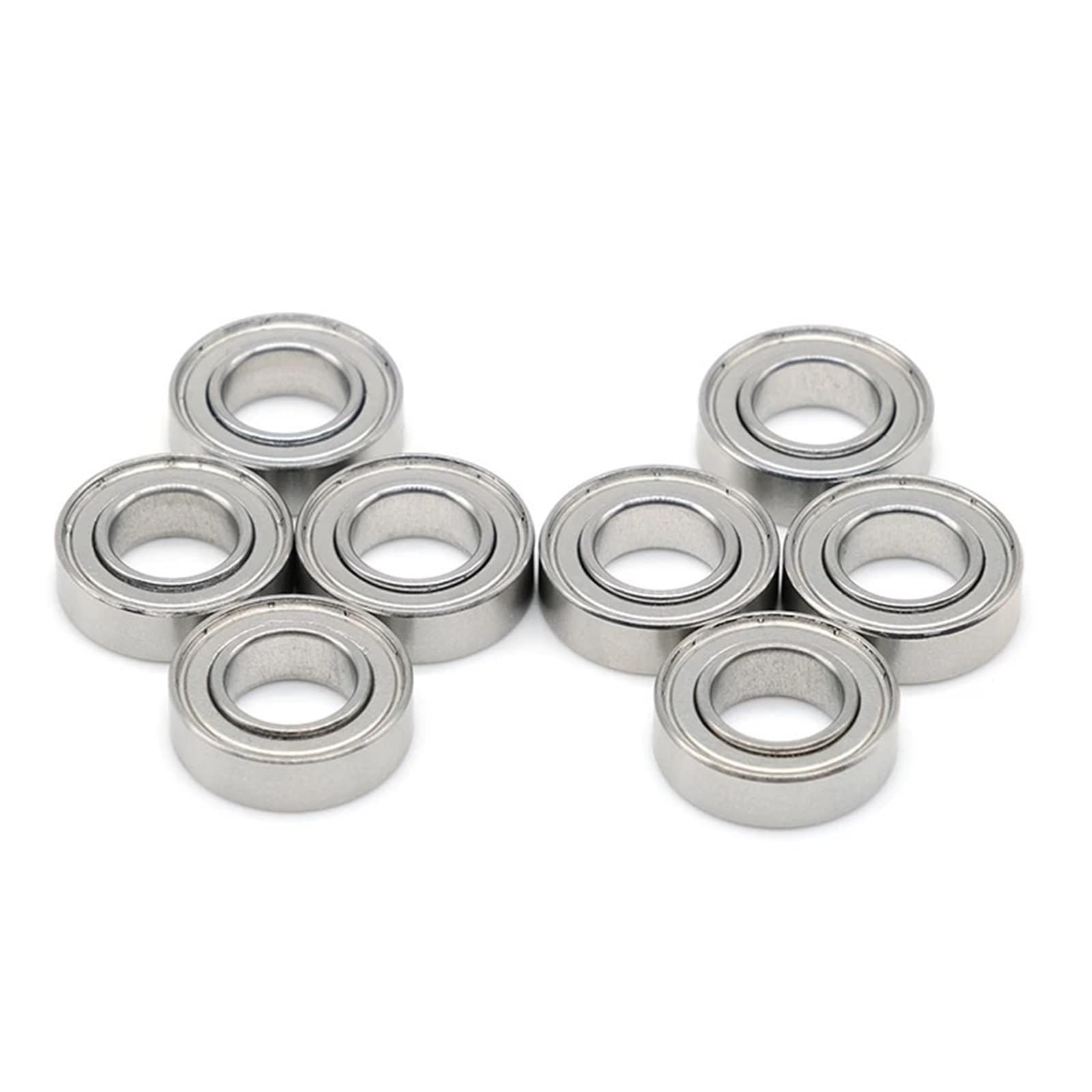 Rodamientos de bolas de acero inoxidable S6800ZZ (10 x 20 x 5 mm, 10 unidades)