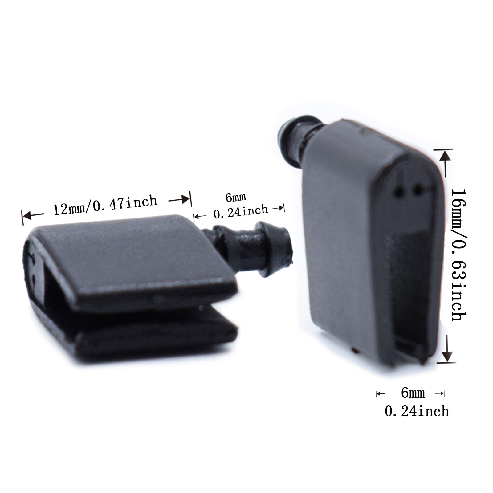 Amazon.com: XUKEY 2Pcs Windshield Wiper Nozzle, Compatible with