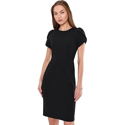 Платье Calvin Klein Tulip Sleeve Solid Sheath