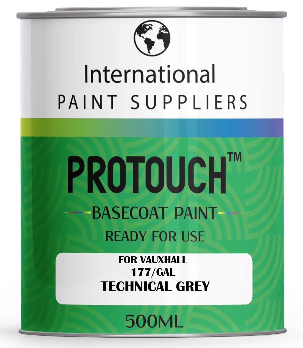 Protouch Technical Grey For Vauxhall 177/Gal Basecoat Rfu Ready For Use Thinned Car Paint 500Ml Tin