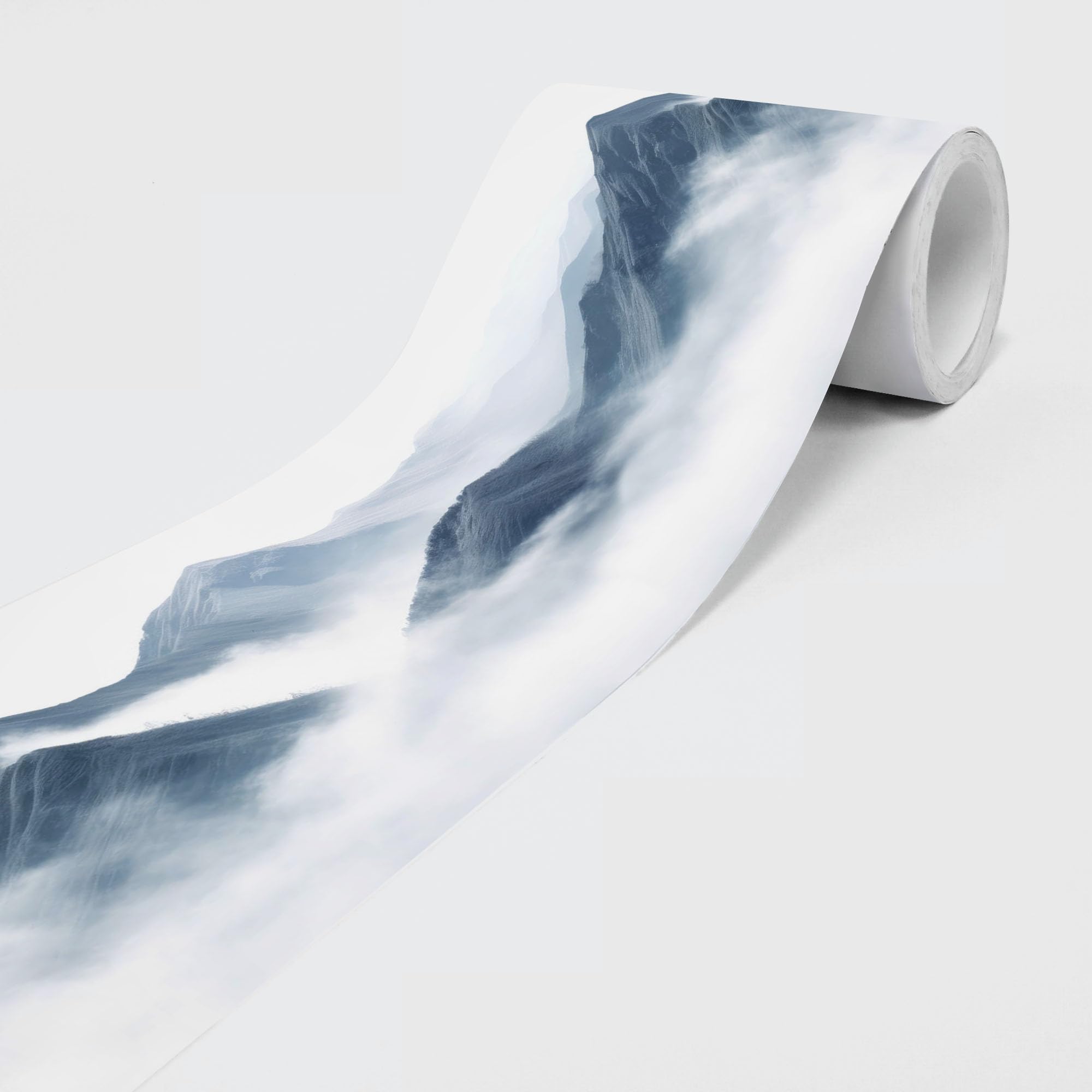 Dimex 5m x 15cm Self Adhesive Wallpaper Border Mountains Nature Style Non-Woven Wallpaper Border