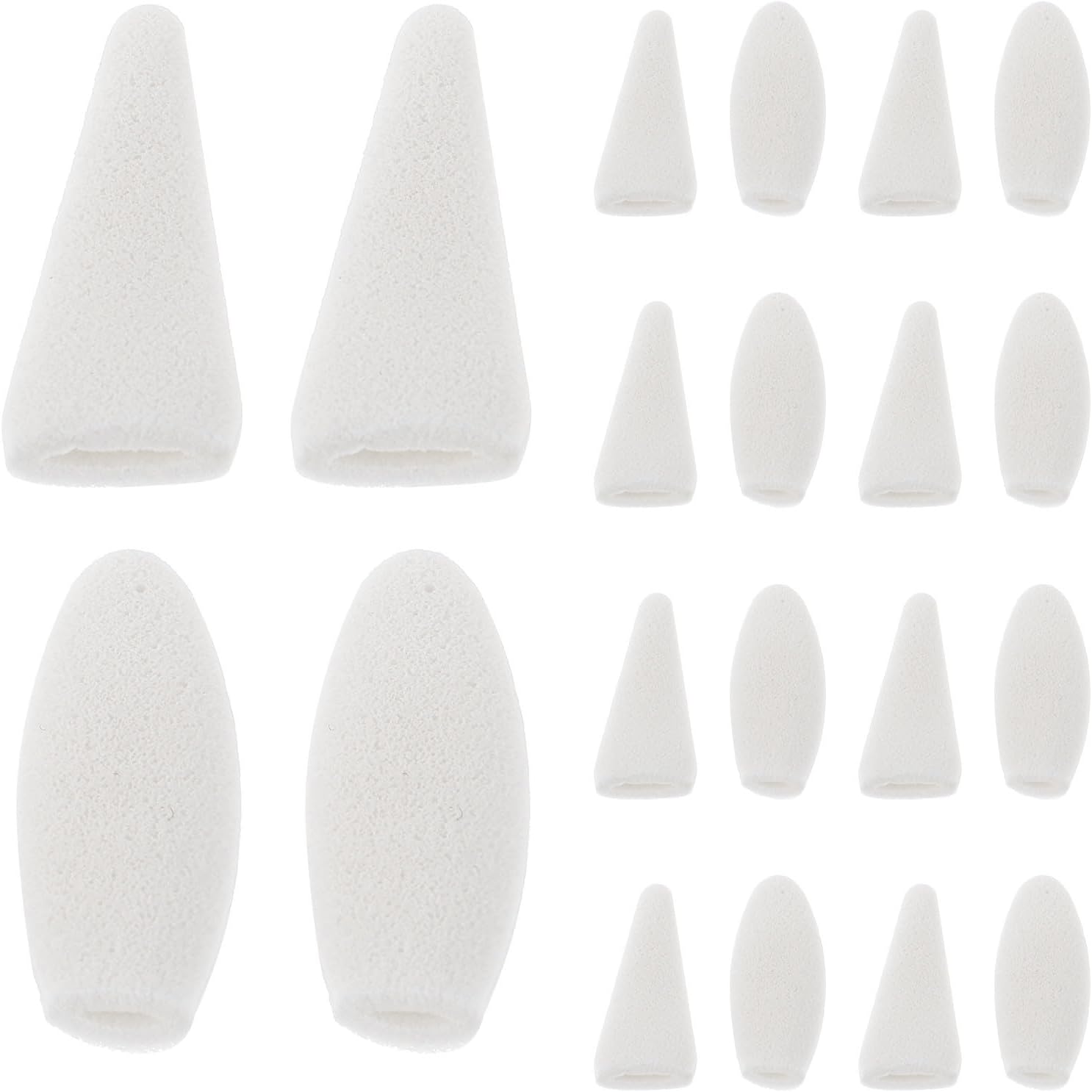 Sketching Eraser Sponge Tips for Artists, 40pcs Replacement Set