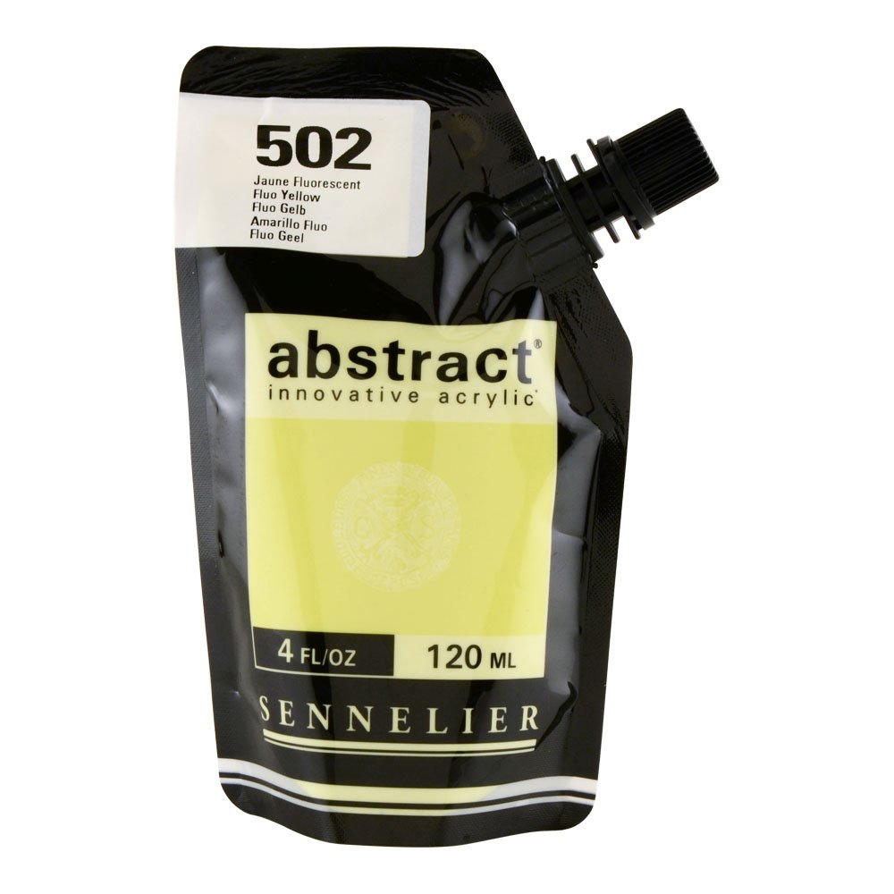 Sennelier : Abstract Acrylic Paint : 120ml : Fluorescent Yellow