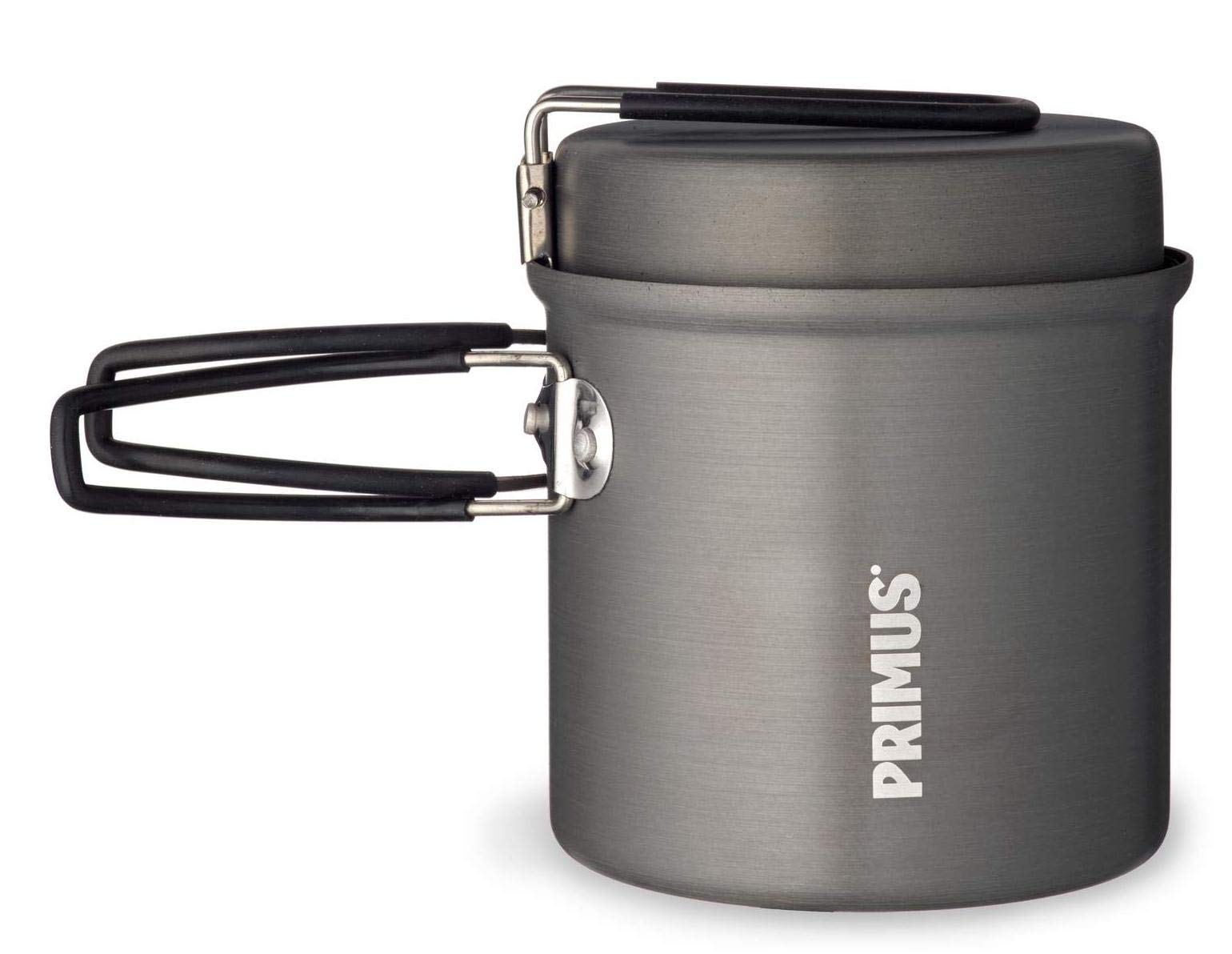 Litech Trek Kettle - Anthracite - 1 Litre - Small Robust Aluminium Cooking Pot, 1 L