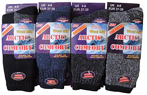 World of Hosiery - Chaussettes -  Femme black,blue,melange grey,melange black