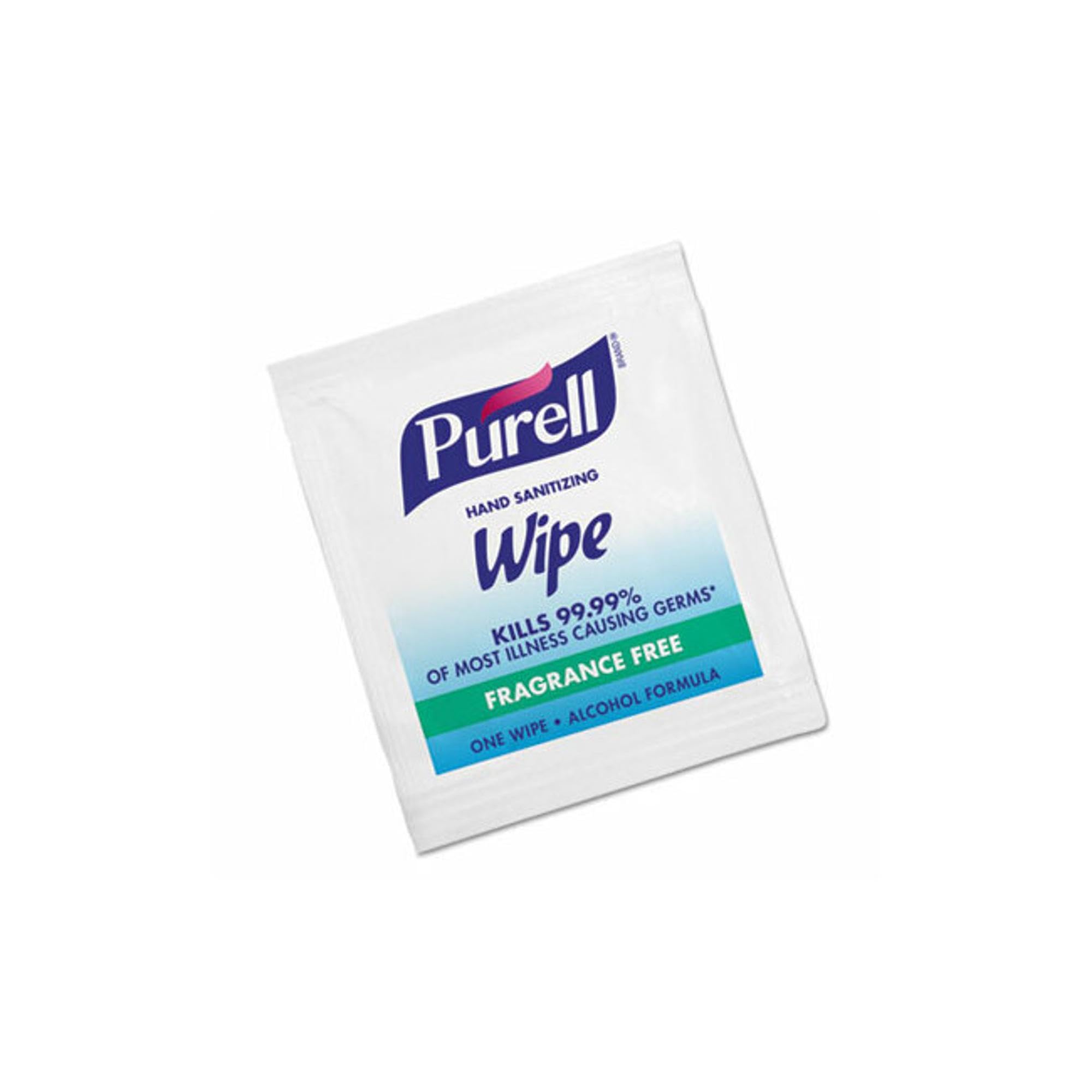 PURELL Hand Sanitizing Wipes, Alcohol Formula, Fragrance Free, 100 Count Individually Wrapped Hand Wipes (Pack of 10) - 9022-10