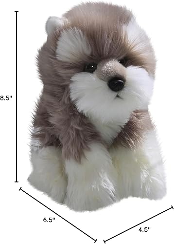 Miniatura 8 de Carl Dick Schnauzer Terrier - Cachorro de perro, 8.5 pulgadas, 8.7 in, juguete de peluche, juguete suave, animal de peluche 3136