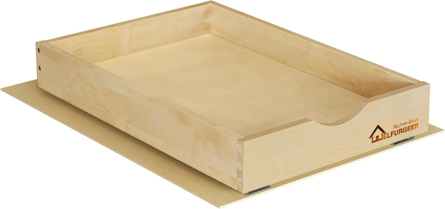 WelFurGeer Pull Out Organizer, Pull Out Drawers for