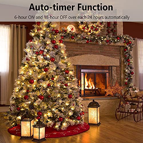 Holidecor 123-123-007 Christmas Lights - Battery Operated String Lights 50 Count Clear Led Mini Lights 8 Modes Mini Light Set With Timer For Xmas Tree Wreath Party Indoor Outdoor Decor thumb #5