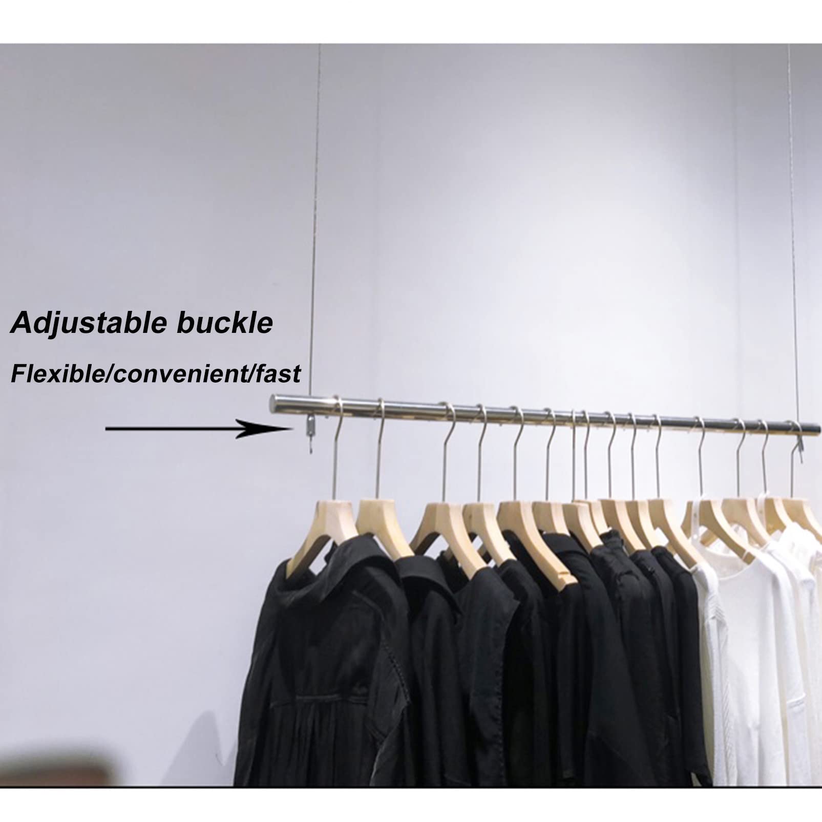 Kledingwinkel Display Rack Plafond Hanger, Dames Kleding