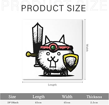 Amazon.co.jp: アートパネル にゃんこ大戦争 装飾画 壁掛け アート