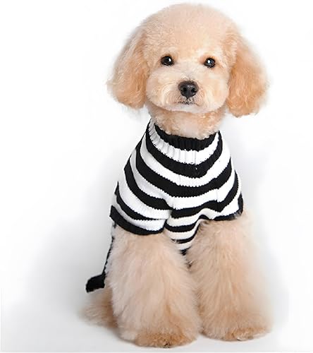 Miniatura 3 de NACOCO Suéteres para mascotas, suéter de esqueleto, ropa para perros y gatos, ropa para mascotas, suéteres para perros pequeños (XS)