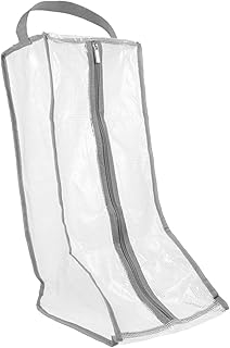 CAXUSD Shoe Racks 1pc Shoe Storage Bag Water Proof Boots Shoe Rack Outdoor Clear Boots Ski Boot Bag Shoe Cover Boot Rucksack Cotton Linen Beige Shoe Bag Travel Shoe Organizer Shoe Box