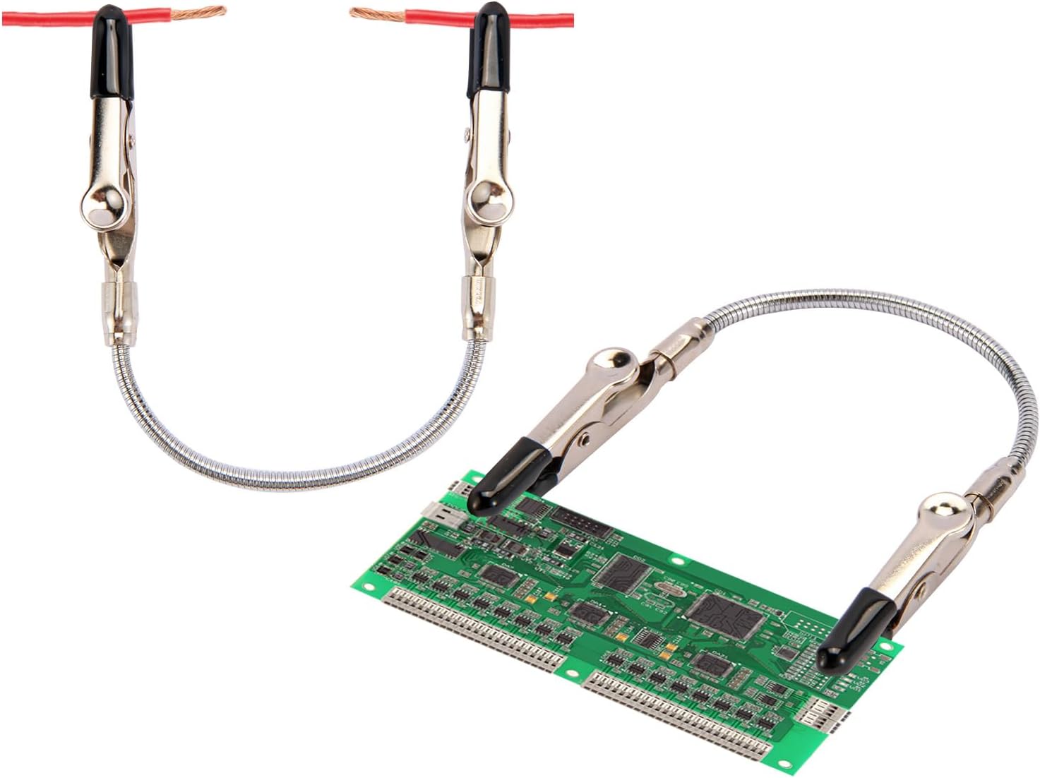 2 Pcs Wire Holders For Soldering Clamps, Soldering Wire Holders With Flexible Gooseneck Metal Arms For Hobby Welding Crafts