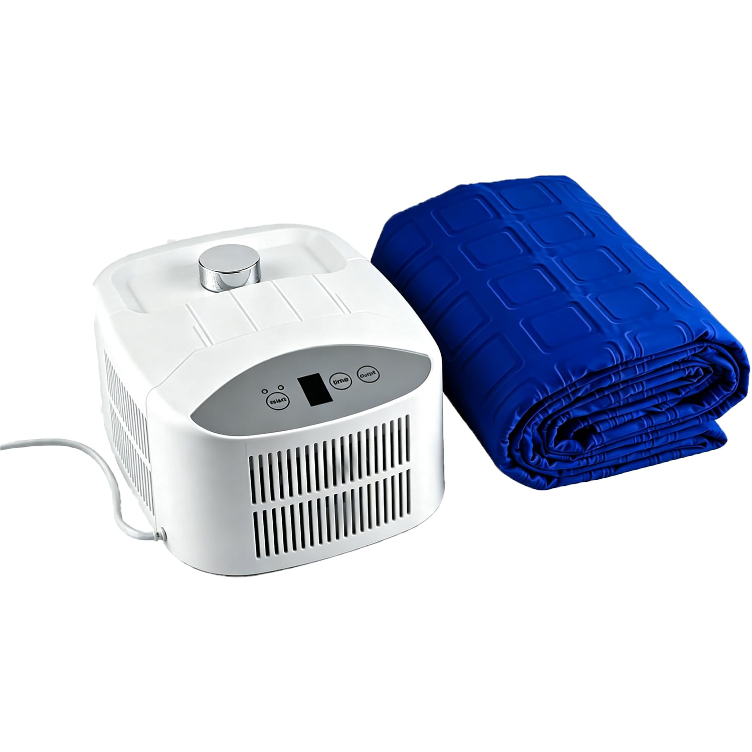 WTRYRN Sleep Ice Mat, Portable Bed Cooler, Dual Cooling Levels, Auto Shutoff Timer, Space-Saving Mini Unit, for Dorm, Homestay Summer Heat Relief Double