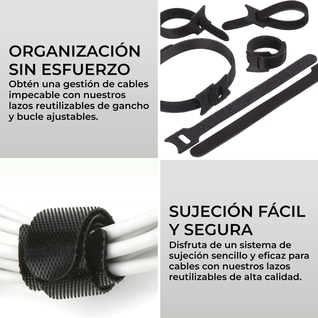 XHF Clips De Alambre Adhesivos De 3/4 Pulgadas, Color Blanco, 60 Unidades, Grapas De Cable Para Organizar Cables Al Aire Libre, Organizador De Cables Para Debajo Del Escritorio, Automóvil, Pared, TV