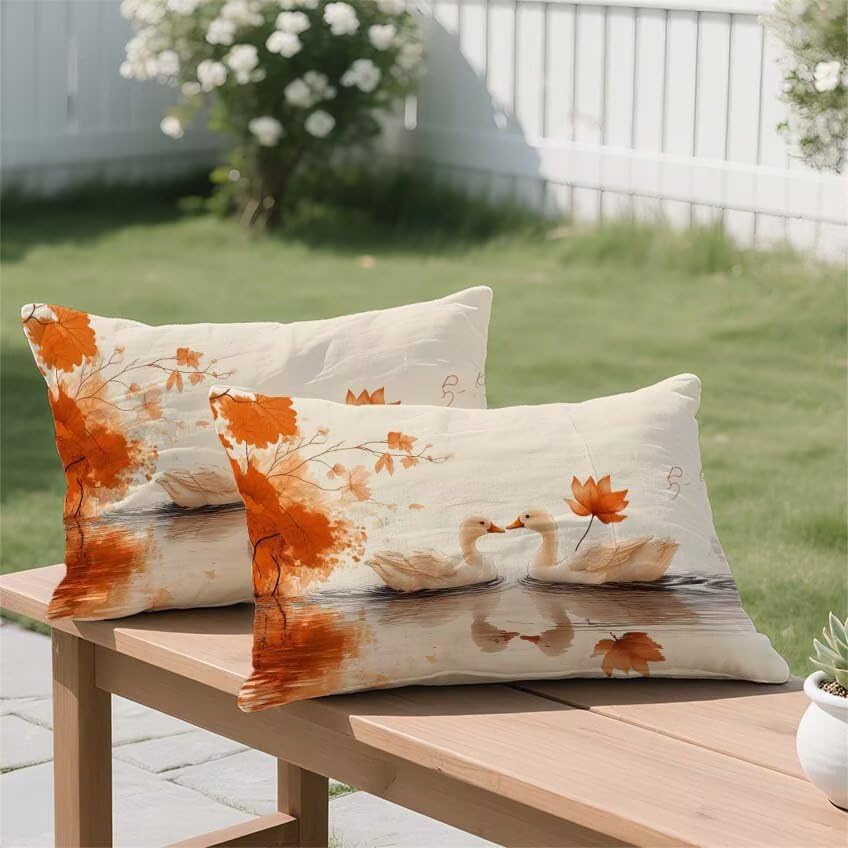 Housse coussin exterieur oiseau imperméable contre humidité terrasse - 3