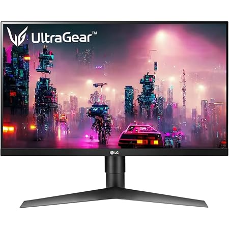 LG Ultragear 69 cm IPS FHD, G-Sync Compatible, HDR 10, Gaming LCD Monitor, Display Port, HDMI x 2, Height Adjust & Pivot Stand, 144Hz, 1ms, 1920 x 1080 Pixels Made in India- 27GL650F (Black)