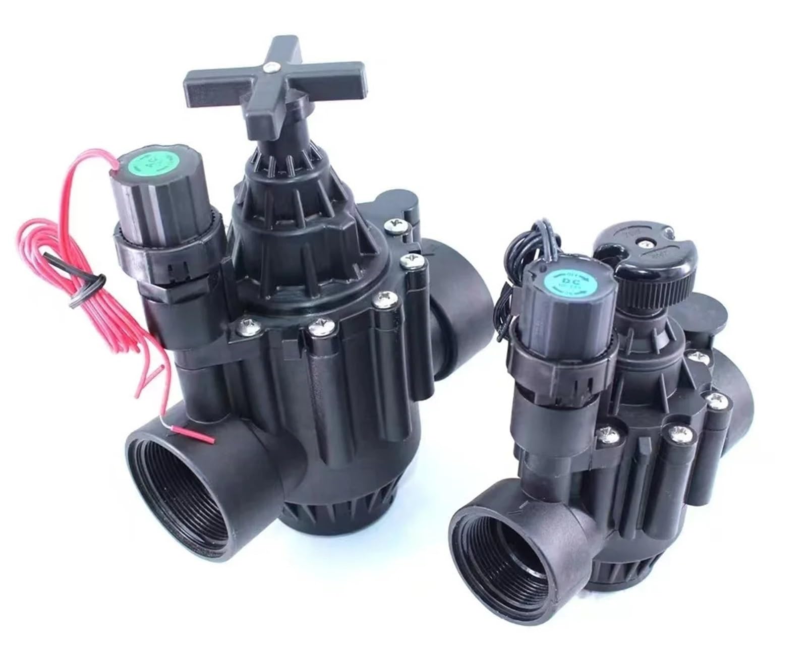 Xncdbvypa 12Vdc Nylon Solenoid Valve 1-1/2" And 2" Normally Closed, 220V, 12 24, For Watering Gardens Farms(2",)