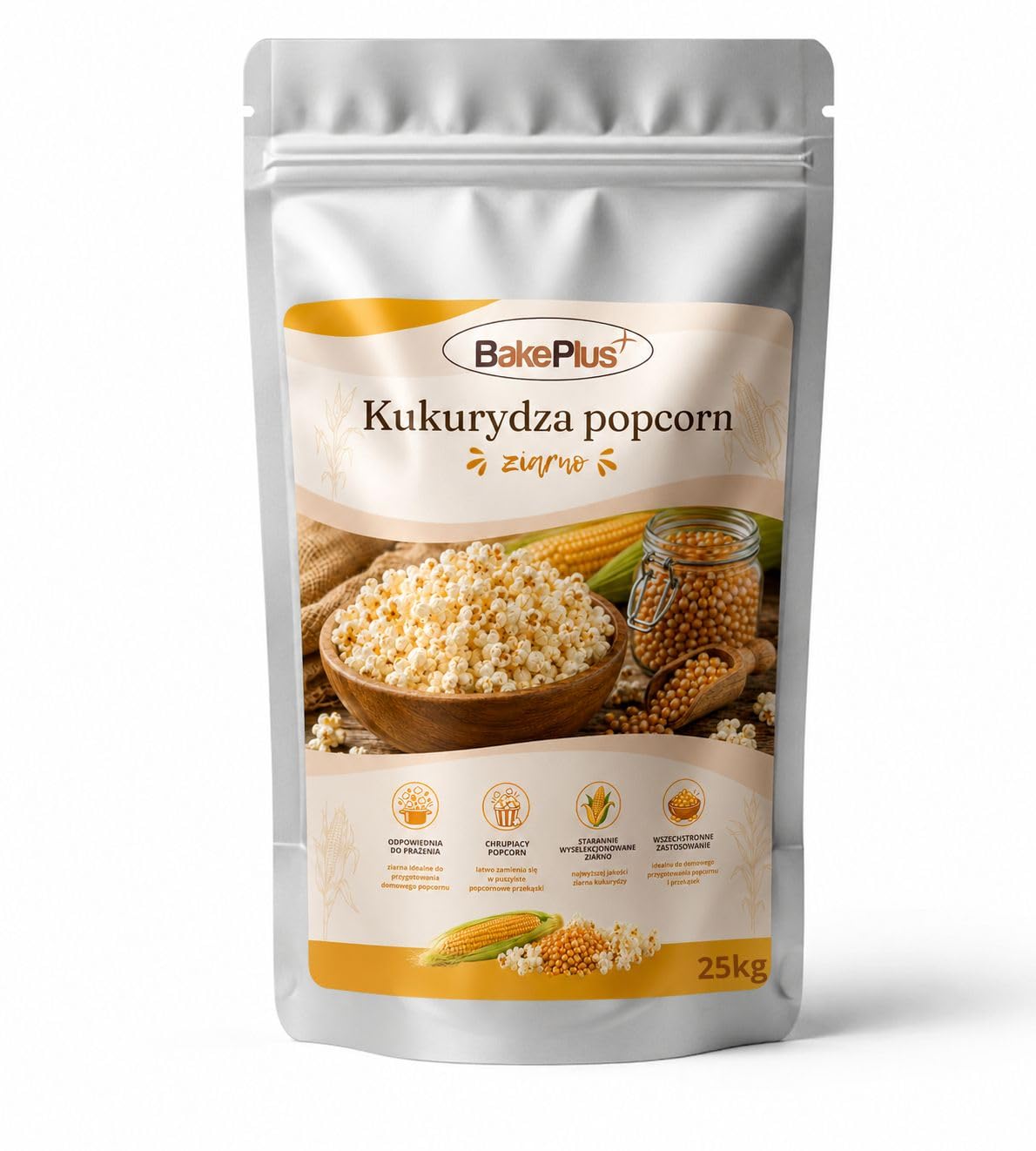 KUKURYDZA DO POPCORN OD BAKEPLUS - 25kg
