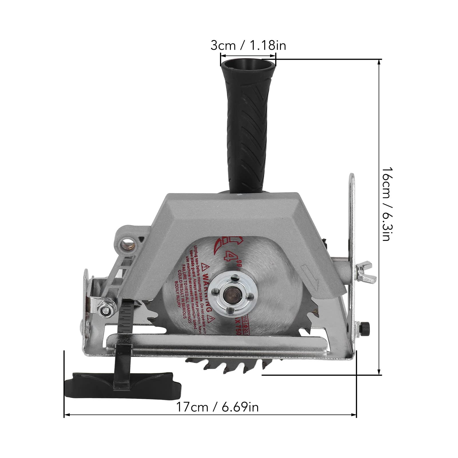 Adaptador De Taladro A Sierra, Versátil, Corta Diversos Materiales Duros, Incluye Accesorios, Apto Para Taladros Eléctricos Con Mandril De 6 ~ 13 mm