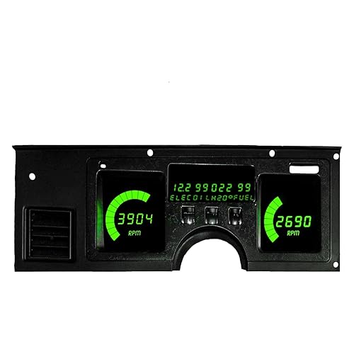 Miniatura 6 de C4 Corvette 1984-1989 Panel de repuesto digital para salpicadero, solución de ajuste directo, LED azul brillante de larga duración, fabricado en EE.
