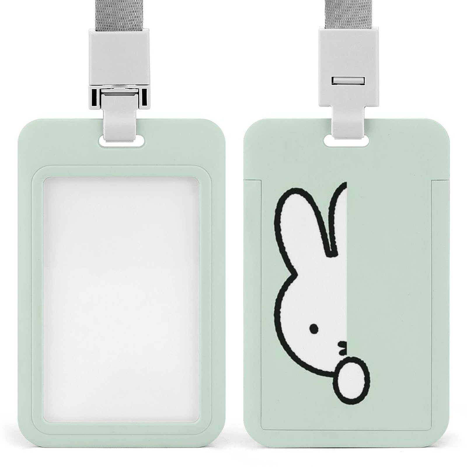 Amazon.co.jp: ミッフィー IDカードホルダー 縦型 社員証 カードケース