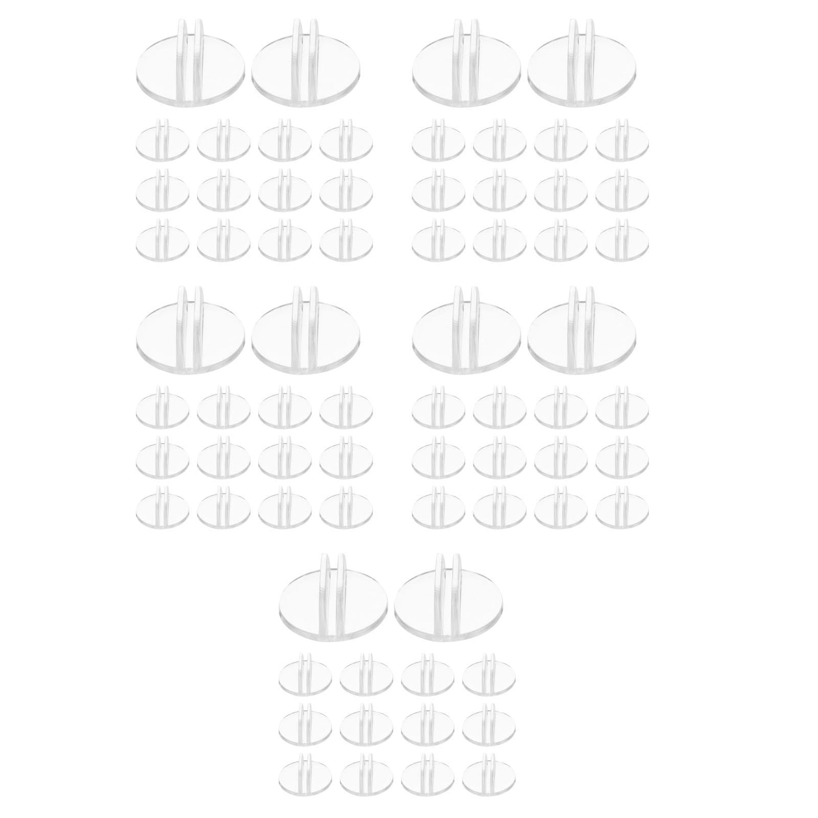 DOITOOL 5 Series Soporte De Tarjetas De Transparente Organizador De Tarjetas Para Escritorio Elegante Mano Y Ordenadas 50 Piezas X 5