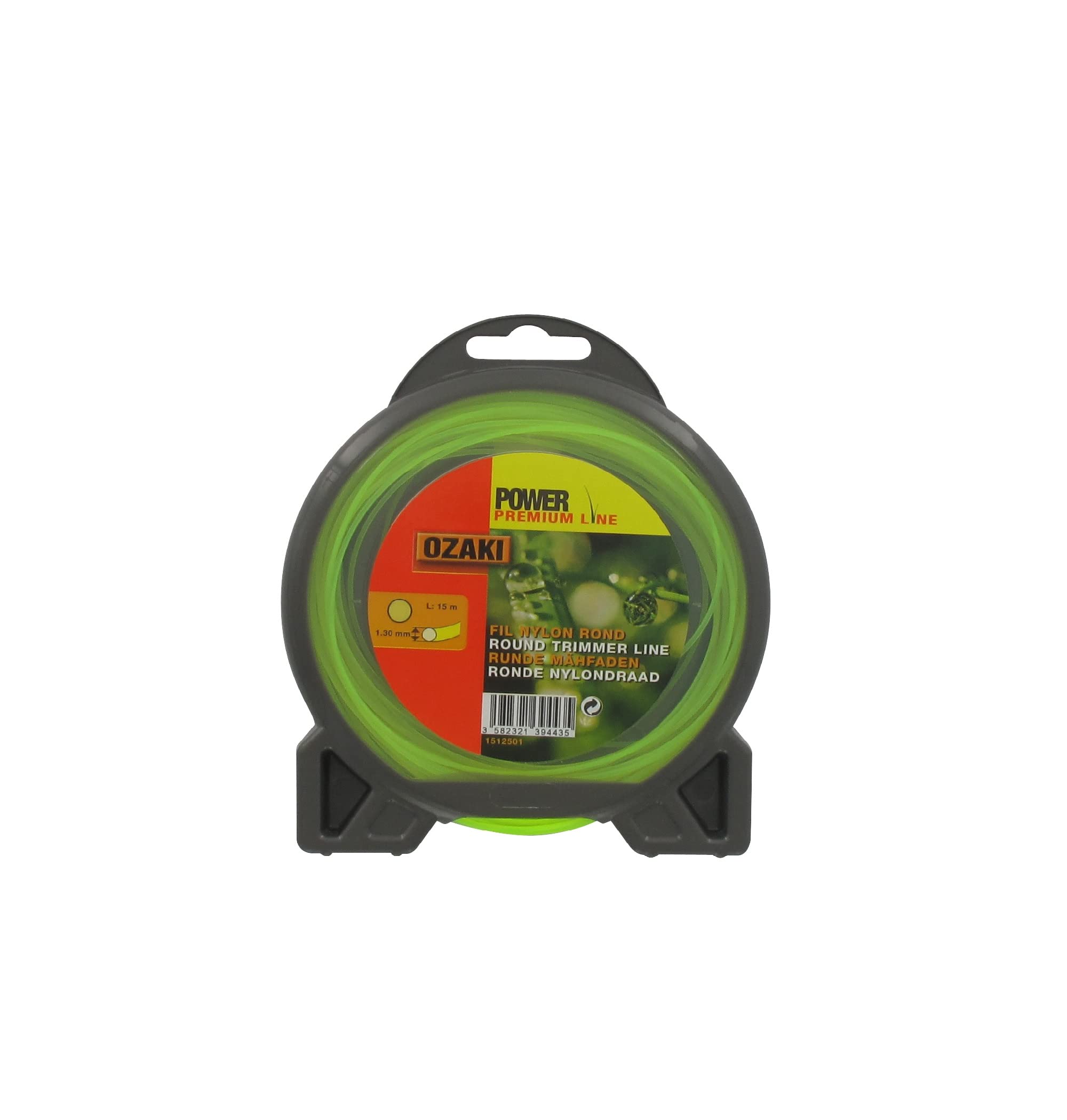 Filo Per Decespugliatore RIBIMEX In Nylon - Ø 1.3 Mm X 15 M | Verde Per Taglio Intensivo - Foto 9