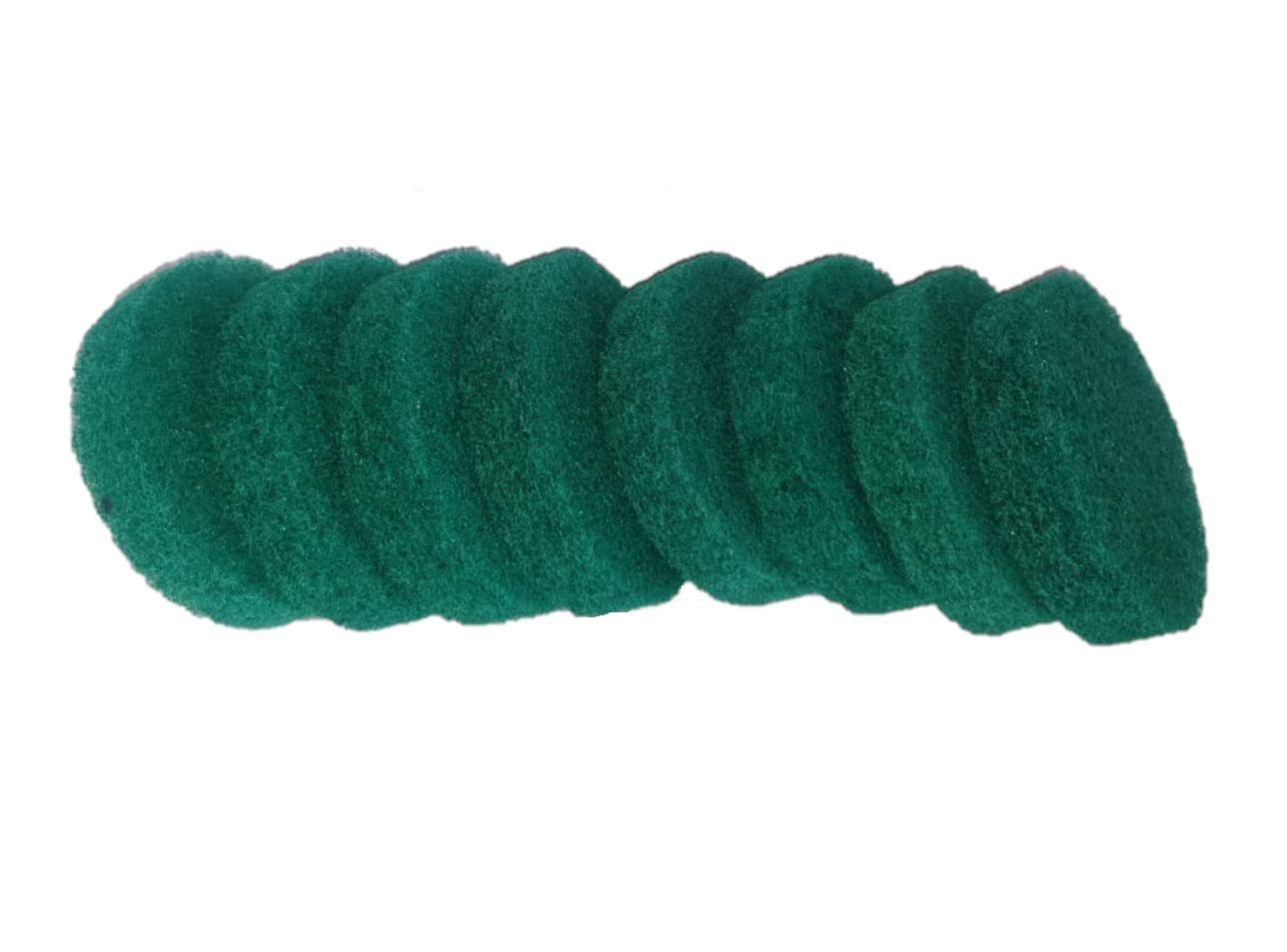 BUFFKING - Power Scrub 4" - Refill Pack of 8 (Green)