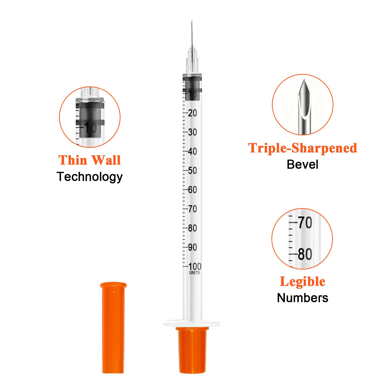 Syringe Needles - 1ml 31Ga Pack of 100 -4