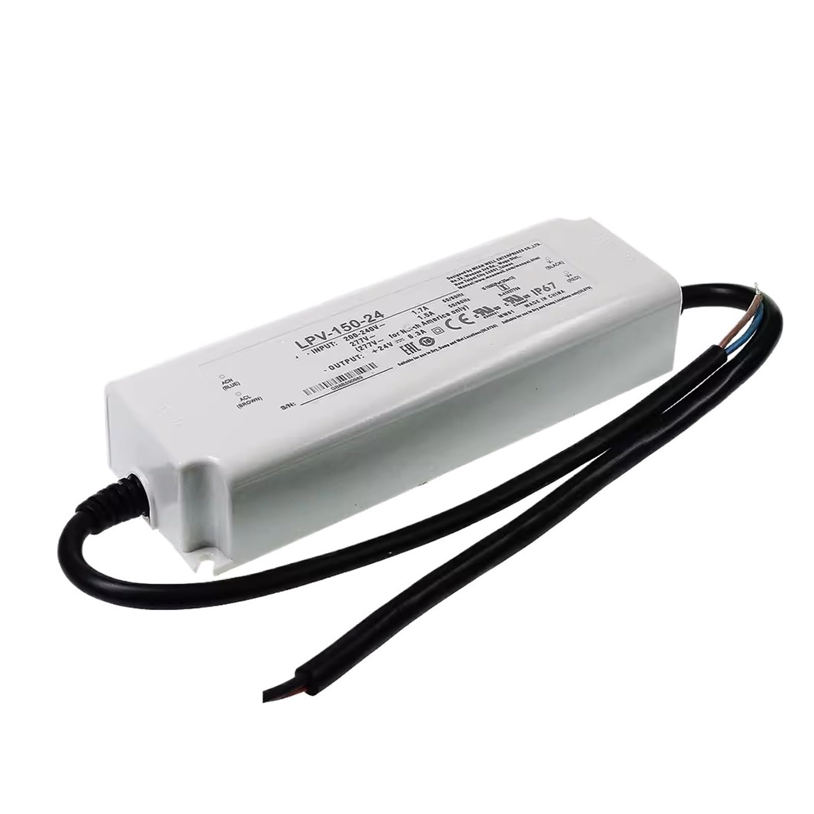 Alimentation à découpage LPV-150-12 Mean Well 12V 150W étanche pour vos projets LED