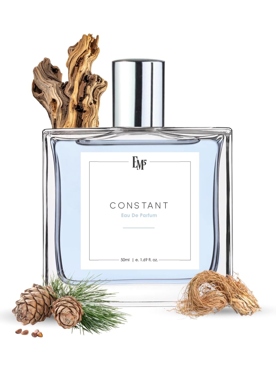 EM5 Constant Perfume EDP Spray for Men | Spicy Musky Woody Scent | Strong and Long Lasting Fragrance Spray | Luxury Gift for Him | 50ml-image-1