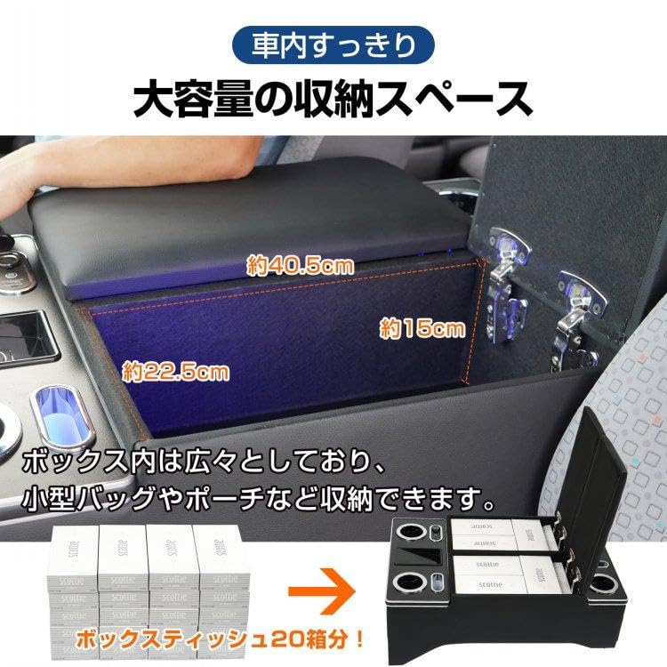 Amazon | サンパーシー コンソールボックス ハイエース200系 S-GL・GL 